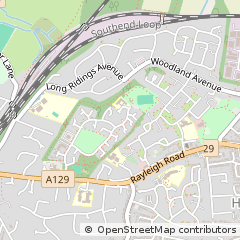 Map of Brentwood, Essex