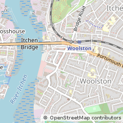 Map of Southampton, Hampshire