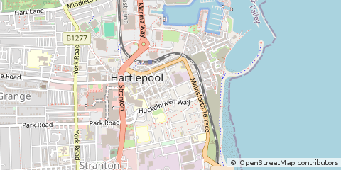 Map of Hartlepool