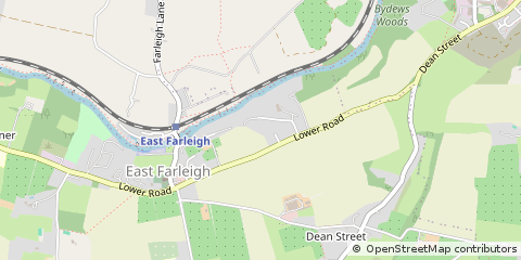 Map of Maidstone, Kent