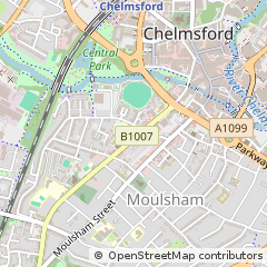 Map of Chelmsford, Essex
