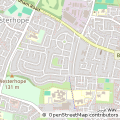 Map of Newcastle Upon Tyne, Tyne and Wear