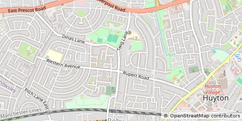 Map of Liverpool, Merseyside