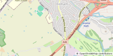Map of Coventry, West Midlands