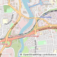 Map of Stockton-on-Tees