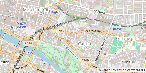 Map of Glasgow
