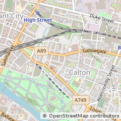 Map of Glasgow