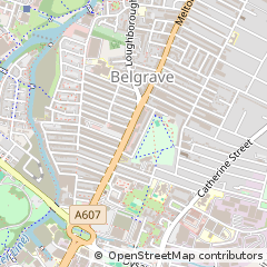 Map of Leicester, Leicestershire