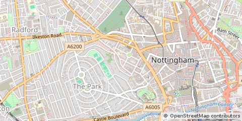 Map of Nottingham