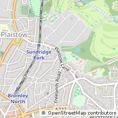 Map of Bromley, Kent