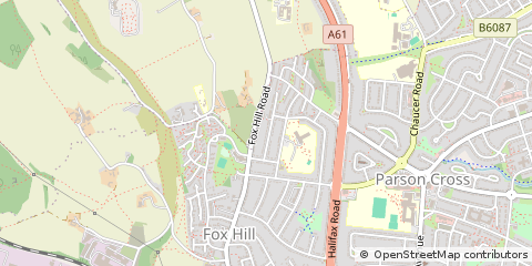 Map of Sheffield