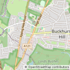 Map of Buckhurst Hill