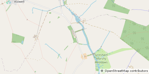 Map of Brackley, Northamptonshire