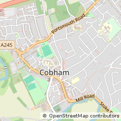 Map of Cobham