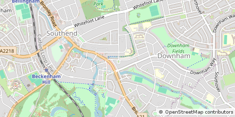Map of Bromley