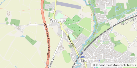 Map of Liss, Hampshire
