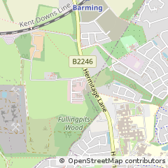 Map of Maidstone, Kent
