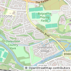 Map of Aberdeen, Aberdeenshire
