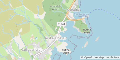 Map of Isle of Skye