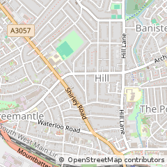 Map of Southampton, Hants