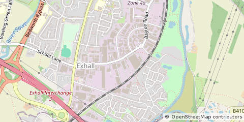 Map of Coventry, West Midlands