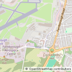 Map of Farnborough, Hampshire