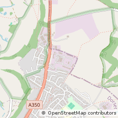 Map of Shaftesbury, Dorset