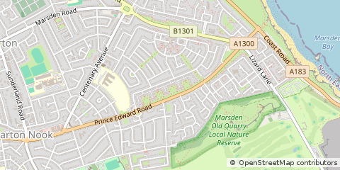 Map of South Shields