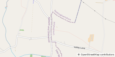Map of Newark, Nottinghamshire