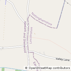 Map of Newark, Nottinghamshire