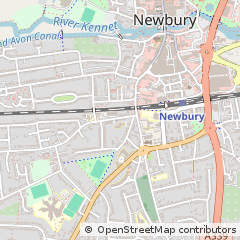 Map of Newbury, Berkshire