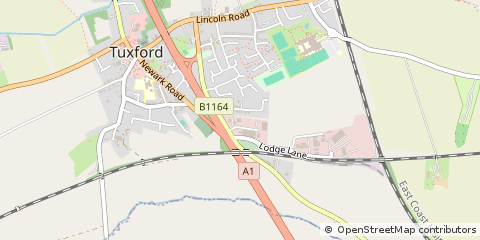 Map of Newark, Nottinghamshire
