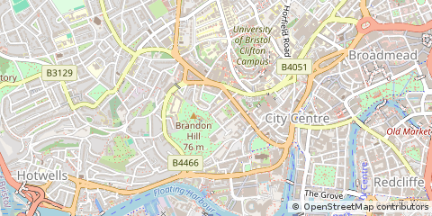 Map of Bristol, Somerset