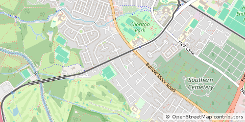 Map of Manchester