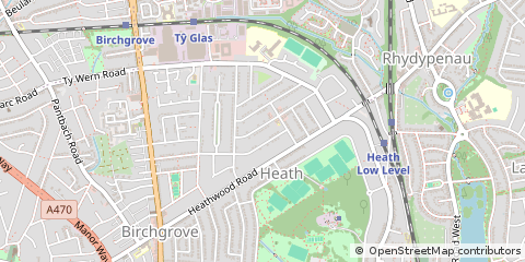 Map of Cardiff