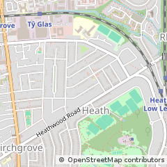 Map of Cardiff