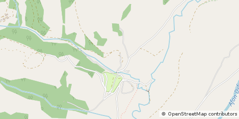 Map of Machynlleth, Powys