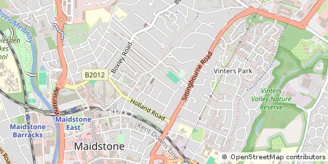 Map of Maidstone