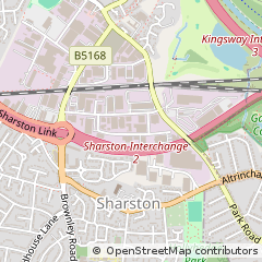 Map of Wythenshawe, Manchester