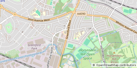 Map of Greenford