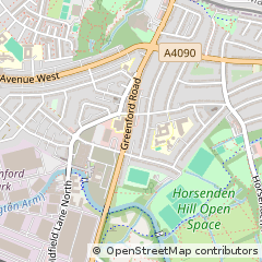 Map of Greenford