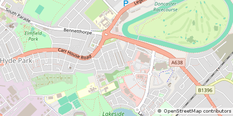 Map of Doncaster