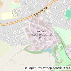 Map of Heanor, Derbyshire
