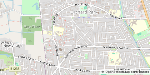 Map of Hull
