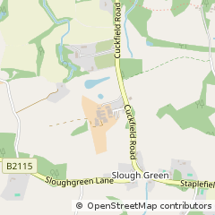 Map of Cuckfield, West Sussex