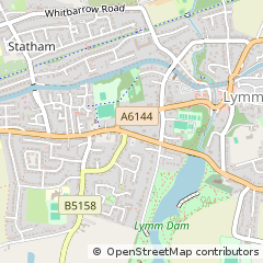 Map of Lymm, Cheshire
