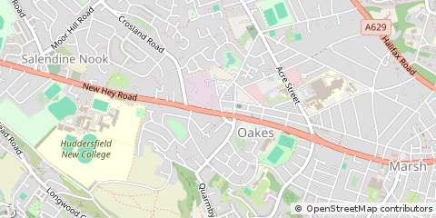 Map of Huddersfield