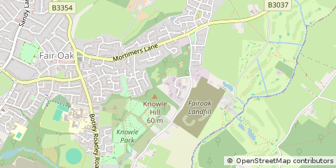 Map of Eastleigh, Hampshire