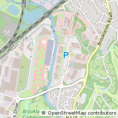 Map of Weybridge, Surrey