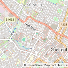 Map of Cheltenham